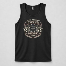 Photo of 2026 NCTR Presents: A Ride For Hope Tank Top - Black