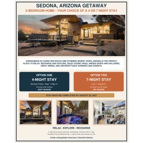 Week of Relaxation in Sedona! ($4500 Value) item