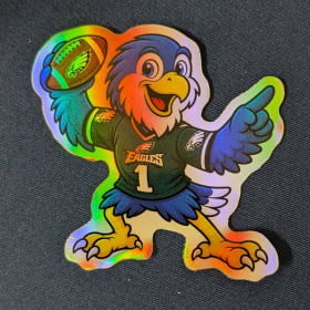 Photo of Holographic Hawkeye Eagles Sticker