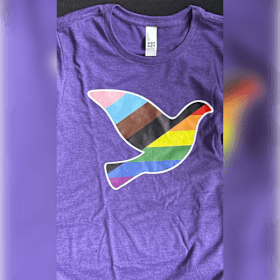 Men's Purple Pride DOVE T-Shirt item