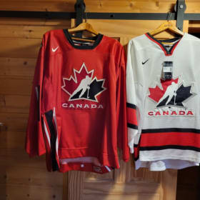 Pair of TEAM CANADA hockey jerserys item