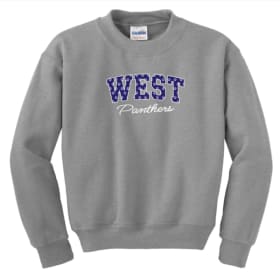 Photo of West Panthers Heavy Blend Crewneck Sweatshirt