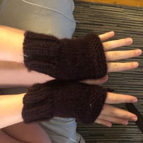 Hand Knit Fingerless Gloves item