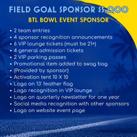 BOWL SPONSOR - FIELD GOAL item