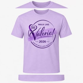 Photo of (S-XL) Short Sleeve Walk Like Valerie! T-shirt