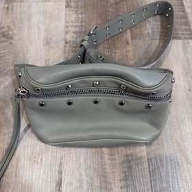 Photo of ALL SAINTS Grey Studded Bum Bag (Fanny Pack)