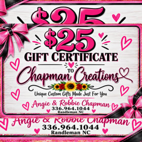 Photo of Chapman Creations Gift Certificate
