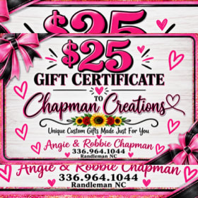 Photo of Chapman Creations Gift Certificate