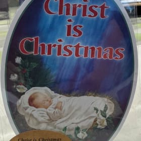 Photo of Christ in Christmas (Oval)