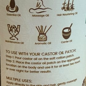 8 OZ Organic St. Lucian Castor Oil — Laurna Thompson item