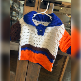 Hand-Crocheted Boys’ Polo Shirt | 1-2 years item