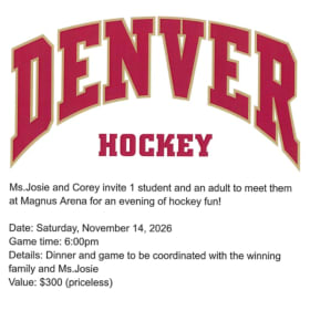 Photo of Face‑Off Fun: DU Hockey with Ms. Josie