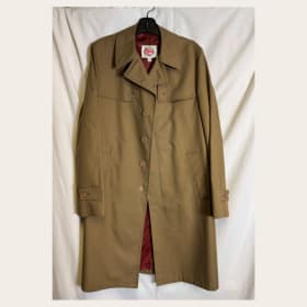 Men's Canadian-Made Single-Breasted Trench Raincoat item