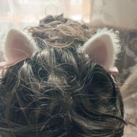 Photo of Fuzzy Cat Ear Hair Clips