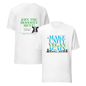 Let's Make Unity Vegan Again Tee (front and back printing) item