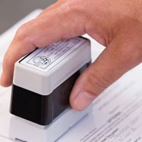 Notarization Fee item