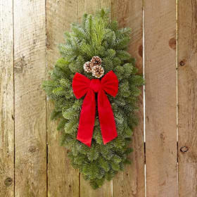 Photo of Noble Fir Door Swag