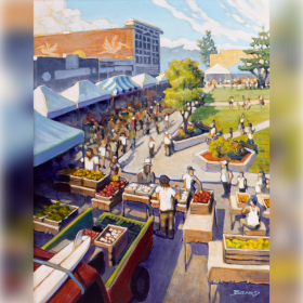 Matt Beard - Farmers' Market Week Painting item