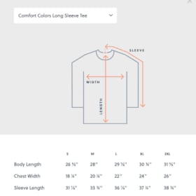 Photo of Comfort Colors Long Sleeve Tee