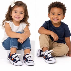 Photo of Kids Converse Navy Space Rocket