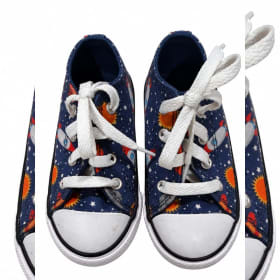 Photo of Kids Converse Navy Space Rocket
