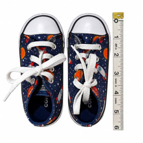 Photo of Kids Converse Navy Space Rocket
