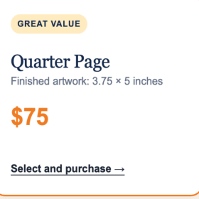 Quarter Page item