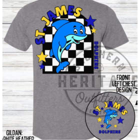 Dolphin Retro Short Sleeve Shirt (Front & Back) item