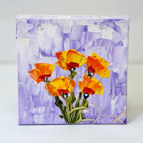 Photo of "Blooms" 8x8 Painting by Tim Kenney
