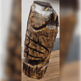 Photo of Unique Hand Carved Owl