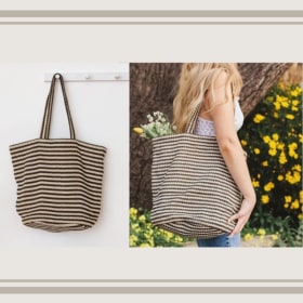 Photo of Handwoven Jute Tote Bag