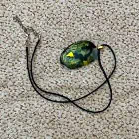 Glass Art Necklace item