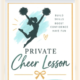 (106) Three Private Cheer Lessons with Coach Robin Mata item