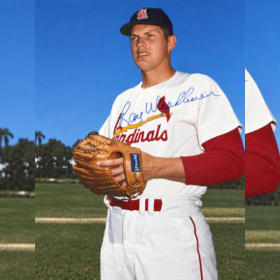 Ray Washburn Autograph Photo item