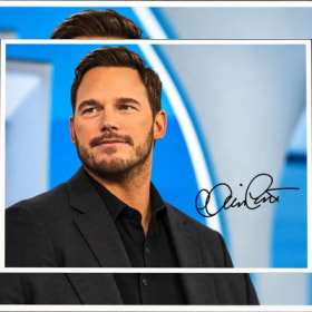Chris Pratt Autograph Photo item