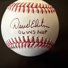 David Eckstein Autograph Baseball  item