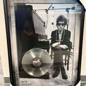Bob Dylan Framed Poster & Album item