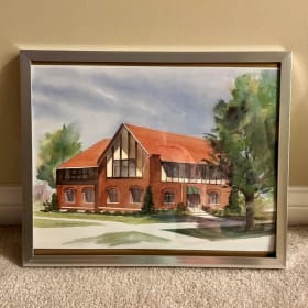 Linton Public Library — Framed Norma Witherspoon Print item