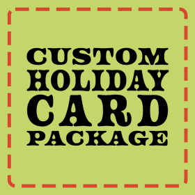 Custom Illustrated Holiday Card Package item