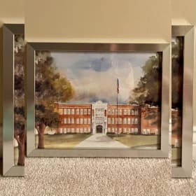 Old Linton High School - Unframed Norma Witherspoon Print item