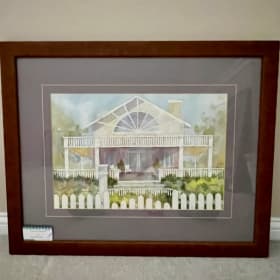 Pink House — Original Norma Witherspoon Watercolor item