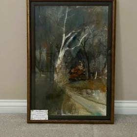 Walk in Woods — Original Norma Witherspoon Watercolor item