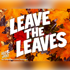 Leave the Leaves Yard Sign item