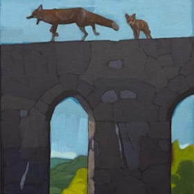 Photo of "Aqueduct" - original artwork by John F. Ross