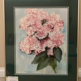 Pink Hydrangeas — Original Norma Witherspoon Watercolor item