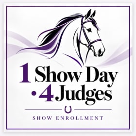 Photo of 1 Show Day • 4 Judges