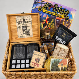 Whiskey & Wisdom: The Art of the Spirits Collector’s Basket item