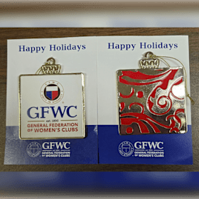 Photo of Gold-trimmed  Holiday Ornament