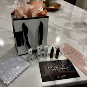 Photo of Gift bag and $50 off at Blur Aesthetics