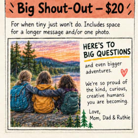 Big Shout Out item